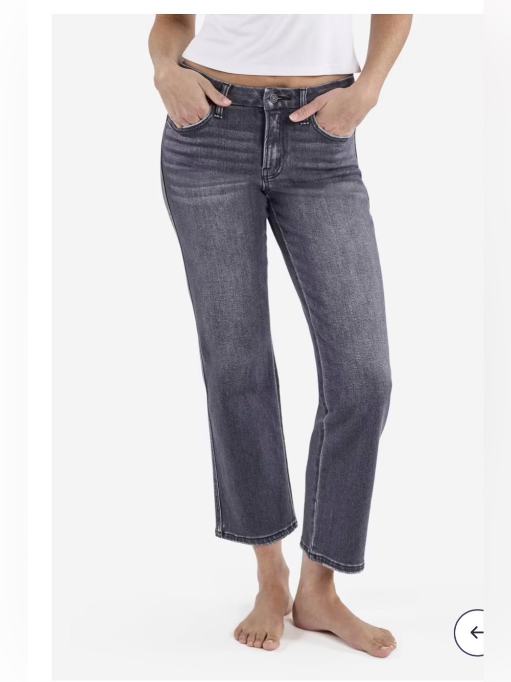 ✨Vervet✨Melissa Mid-Rise Stretch Straight Jeans
